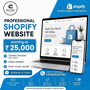 Shopify Website Development Mumbai Starting ₹25K